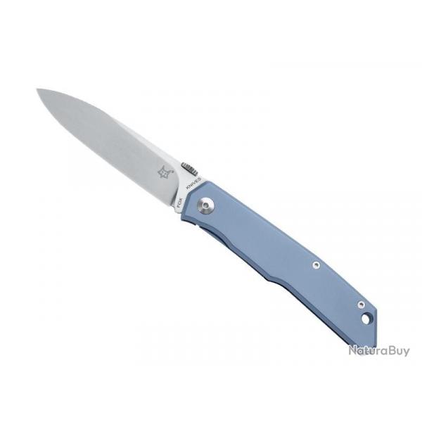 COUTEAU FOX TERZUOLA TITANIUM BLEU