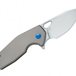 COUTEAU FOX SURU TITANIUM GRIS GAUCHER