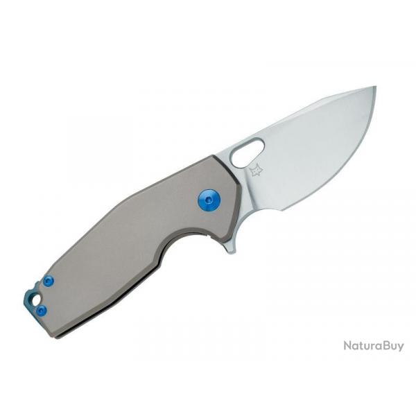 COUTEAU FOX SURU TITANIUM GRIS GAUCHER