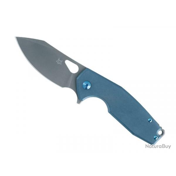 COUTEAU FOX YARU TITANIUM BLEU