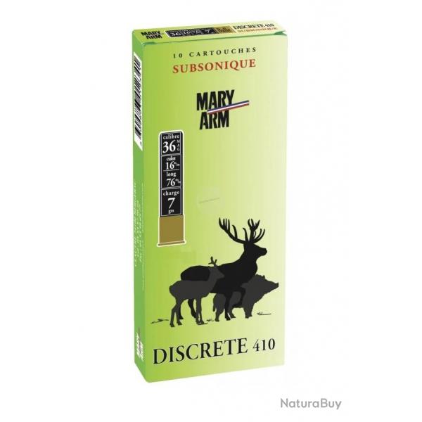 Cartouche Mary Arm Subsonique Calibre 410 76 Numro