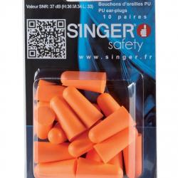 20 bouchons d'oreilles sous blister Singer Safety