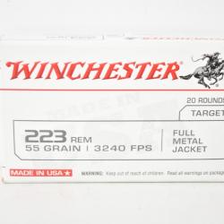 500 Munitions Winchester calibre 223 rem