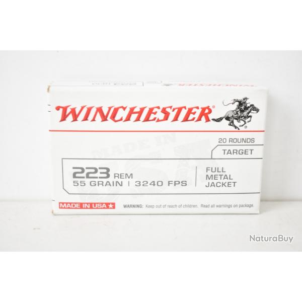 500 Munitions Winchester calibre 223 rem