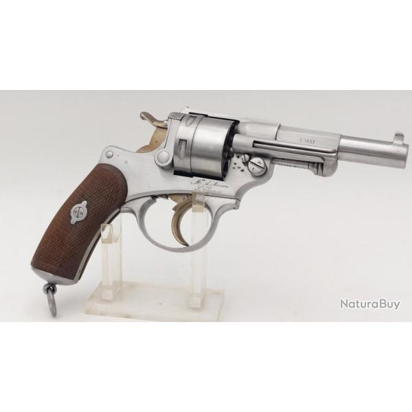 REVOLVER REGLEMENTAIRE TROUPE CHAMELOT ET DELVIGNE MODELE MAS 1873 ST-ETIENNE CALIBRE 11MM 73 DE 188