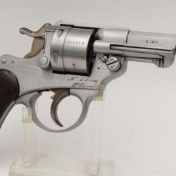 REVOLVER REGLEMENTAIRE TROUPE CHAMELOT ET DELVIGNE MODELE MAS 1873 ST-ETIENNE CALIBRE 11MM 73 DE 187