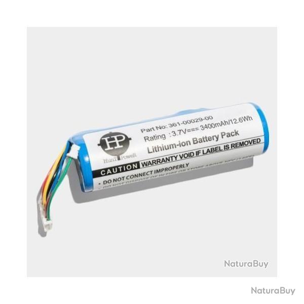 BATTERIE 3400 mAh GARMIN DC50/T5/TT10/TT15