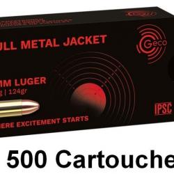 GECO cal.9mm PARA FMJ 124 gr x500