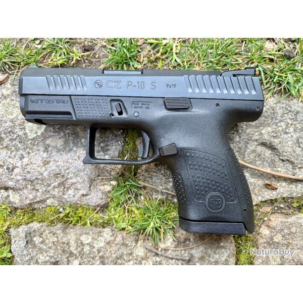 Pistolet CZ P-10 S calibre 9x19 SUB COMPACT