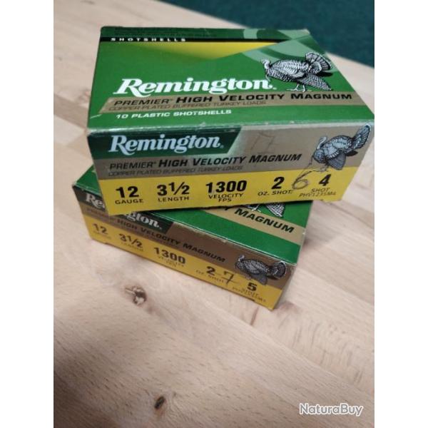 Cartouches Remington High Velocity Magnum