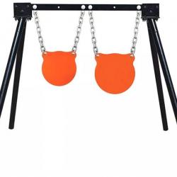 Cible 2 gongs acier ultra résistant