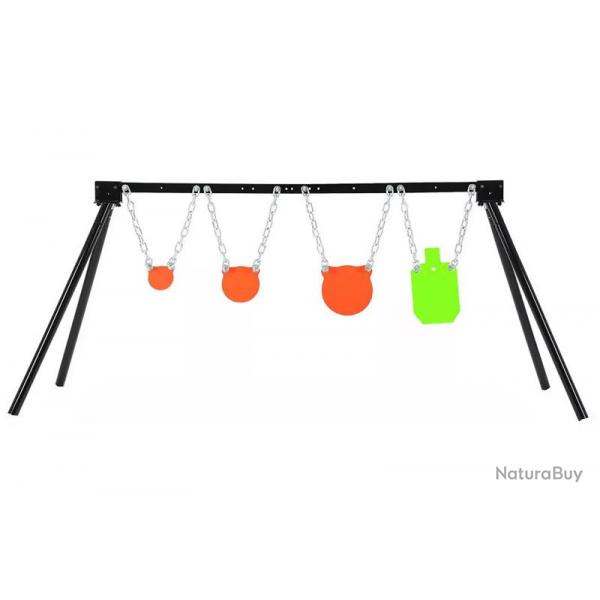 Cible 4 gongs acier ultra rsistant