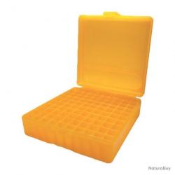 BOÎTE À MUNITIONS 9MM 100 EMPLACEMENTS - ORANGE - LIVRAISON GRATUITE