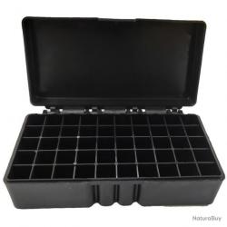 BOÎTE À MUNITIONS 9MM 50 EMPLACEMENTS - NOIR MAT - LIVRAISON GRATUITE