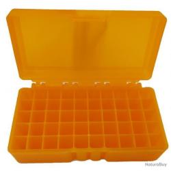 BOÎTE À MUNITIONS 9MM 50 EMPLACEMENTS - ORANGE - LIVRAISON GRATUITE