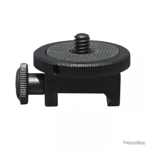 ADAPTATEUR POUR CAMERA OU ACCESSOIRES TACTIQUE POUR RAIL PICATINNY/WEAVER 20 mm - LIVRAISON GRATUITE