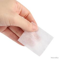 200 PATCHS DE NETTOYAGE 100% COTON - 5x6 cm