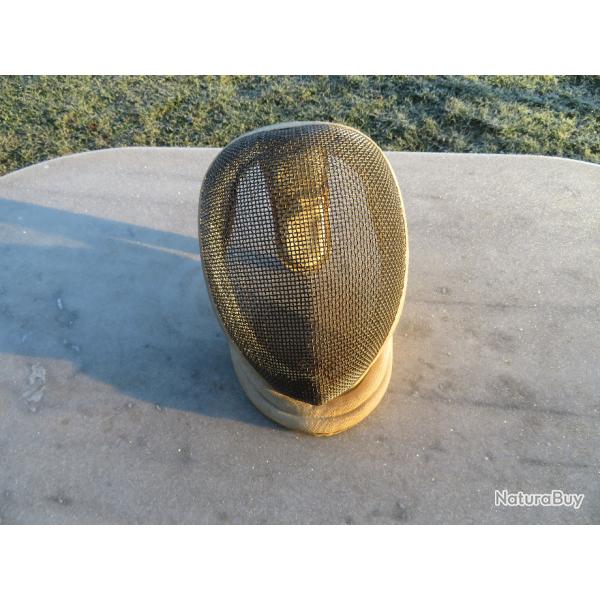 Ancien masque d'escrime vintage Blanc - FRANCE (XX)