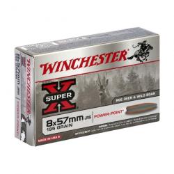 BALLES WINCHESTER POWER-POINT 195gr , Calibre: 8x57jrs.