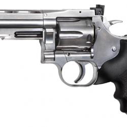 Réplique airsoft revolver Dan wesson 715 CO2 silver 4 Pouces - ASG