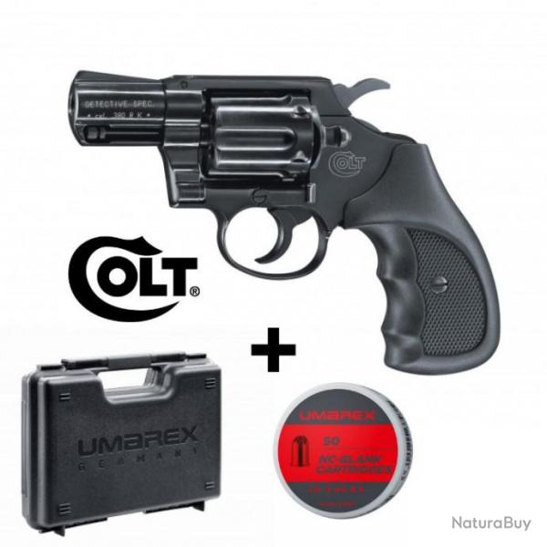 REVOLVER A BLANC COLT DETECTIVE Noir 9MM RK