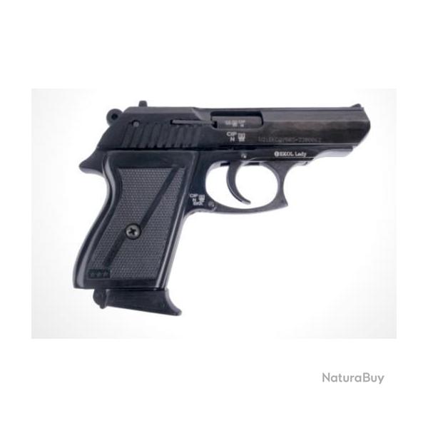 PISTOLET A BLANC EKOL LADY 9mm PA BLACK