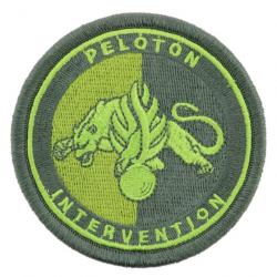 ECUSSON PELOTON INTERVENTION GENDARMERIE BASSE VISIBILITE VERT