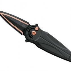 COUTEAU FOX SATURN COPPER TITANIUM NOIR