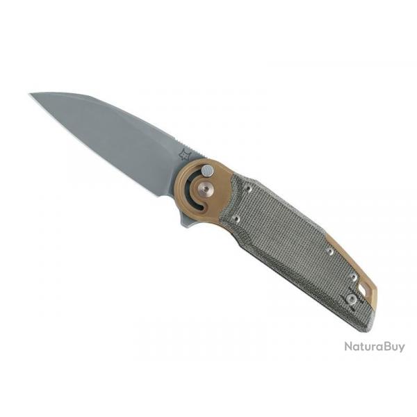 COUTEAU FOX METAMORPHOSIS MICARTA VERT