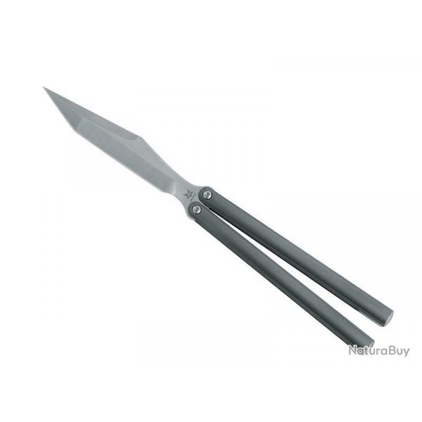 COUTEAU PAPILLON FOX PHI TITANIUM GRIS