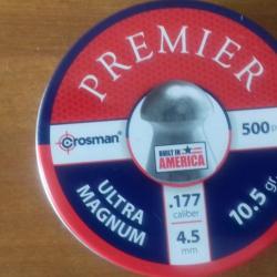 plombs 4.5 mm crosman "ultra magnum" neuf