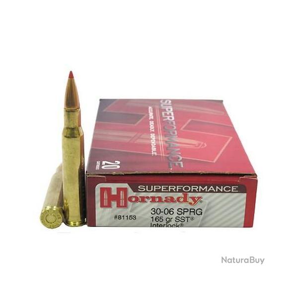 Balles hornady sst cal 30.06 165 grains