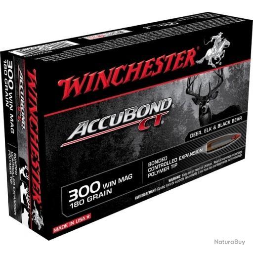 Balles Winchester cal 300WM 180 Gr Accubond - Balles Calibre 300 Win ...