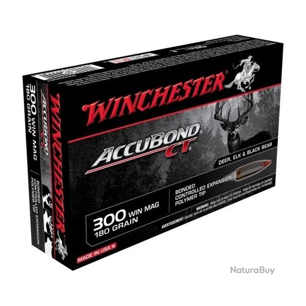 balles Winchester cal 300WM 180 Gr Accubond