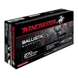 balles winchester 270wsm balistic silvertip