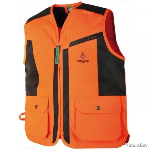 Gilet de chasse enfant orange- Treeland 6 ans