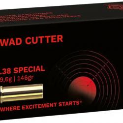 Cartouches Geco 38sp Wad cutter 146g