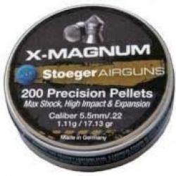 Plombs pour carabine X-MAGNUM cal5,5MM x200