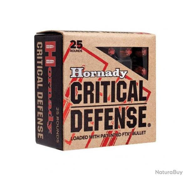 Cartouches Hornady 38sp 110gr FTX CD x25