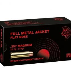 Cartouches Geco 357mag FMJ 158gr - 15.6g