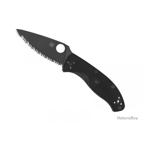 Couteau Spyderco Tenacious Lightweight Black FRN