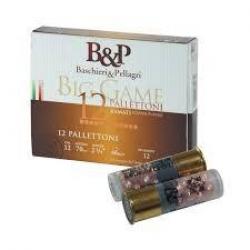 Cartouche Chevrotine B&P 12 GR Bourre Grasse Cal 12/70