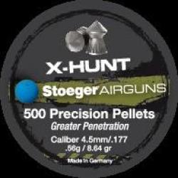 Boite 500 plomb à AIR X-HUNTER 4.5MM-0,56G Pointue