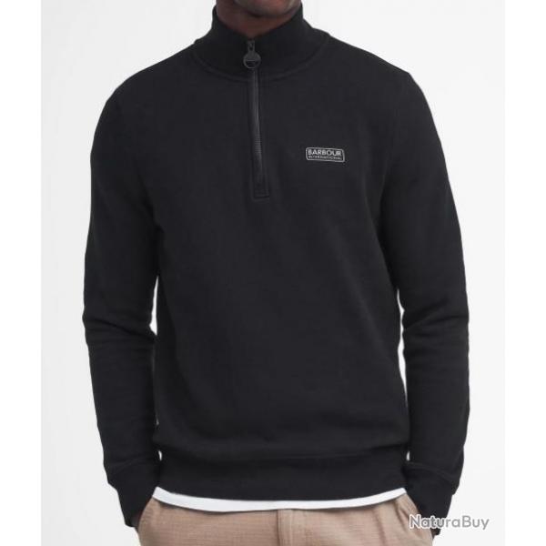 Sweat Barbour Essential avec fermeture clair Noir