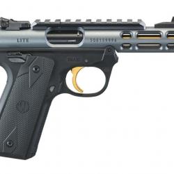 Pistolet Ruger Mark IV Lite cal 22LR 10cps Gris anodi