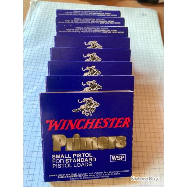 800 amorces small pistol Winchester