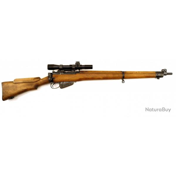 Carabine enfield sniper n&deg;4 mk1 fabrication long branch &eacute;quip&eacute; lunette n&deg; 32 c