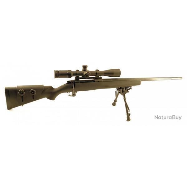 carabine kimber 8400 calibre 300 winch mag lunette hawk6.5-20x50 bipied harsis