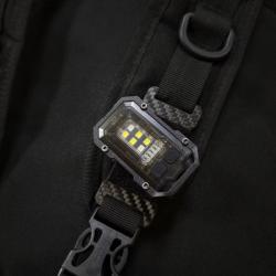 Lampe Gilet Tactique Led Main Libre MOLLE - Support Carbone - SKX INDUSTRIES