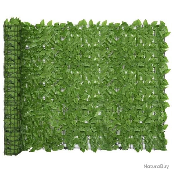 cran de balcon avec feuilles vert 600x150 cm alsavelo